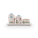 Kit Higiene Casinha C/ Ouro 4 pçs